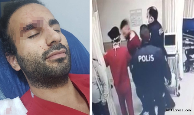 Didim'de doktora saldırı anı kameralarda!