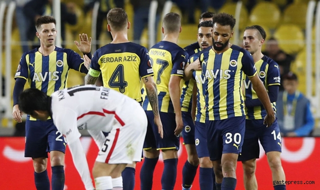 Fenerbahçe, Frankurt ile 1-1 berabere kaldı!