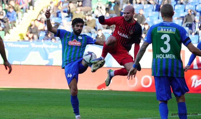 Gaziantep FK, Rize deplasmanında tek golle 3 puanı aldı! 