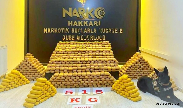 Hakkâri polisinden büyük uyuşturucu operasyonu!