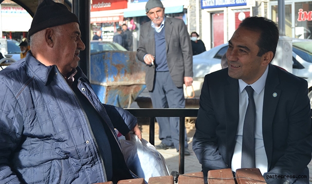 İYİ Parti Kayseri İl Başkanı Sebati Ataman Pınarbaşı'nda Esnafın derdini dinledi!