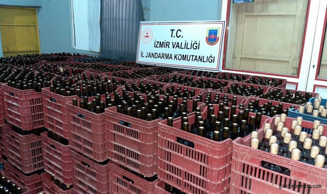 İzmir'de 6 bin litre bandrolsüz şarap ele geçirildi!