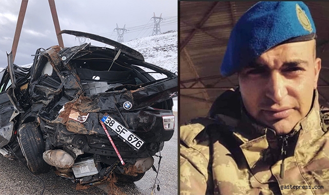 Kahramanmaraş'ta trafik kazası: 1 asker hayatını kaybetti!