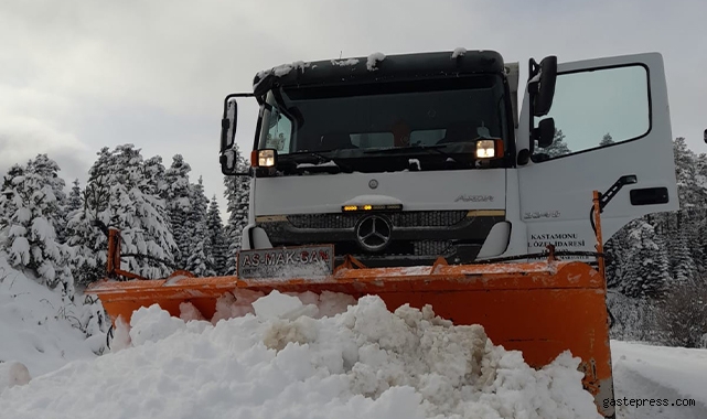 Kastamonu’da 19 köy yolu ulaşıma kapandı!