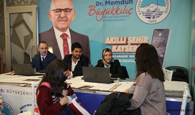 Kayseri Büyükşehir ALO 153 ve Beyaz Masa 4. Kayseri Kitap Fuarı'nda!