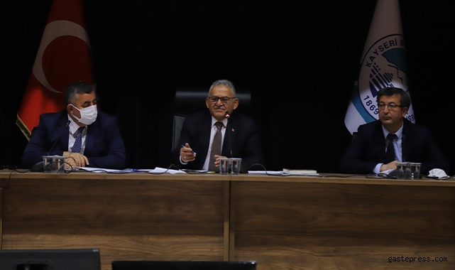 Kayseri Büyükşehir Meclisi 2021 yılının son toplantısı yapıldı!