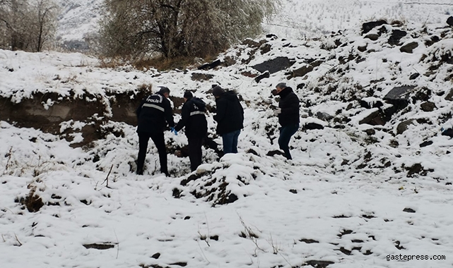 Kayseri'de Boş arazide erkek cesedi bulundu!