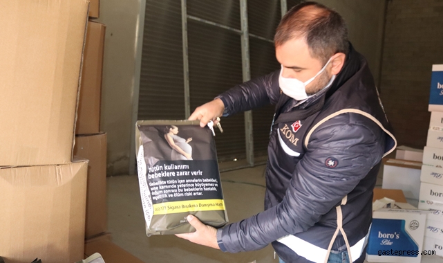 Kayseri'de milyonluk kaçak tütün operasyonu!