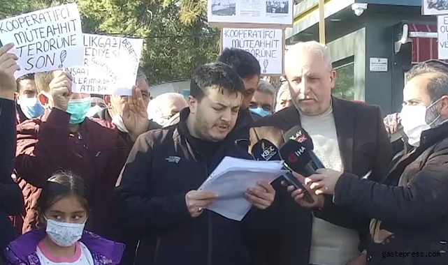 Kayseri'de Yapı Kooperatifi Mağdurları Bir Araya Geldi! 