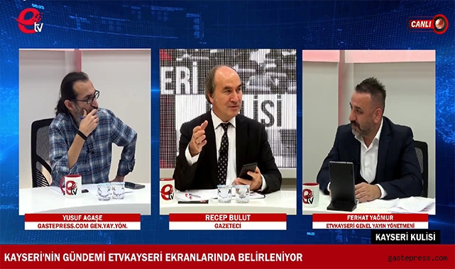 Kayseri'deki Kürsü krizi ETV Kayseri'de Masaya yatırıldı!