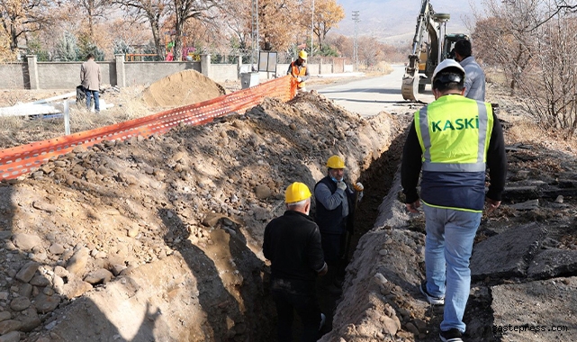 Kayseri Develi'de İçme Suyu Hattı İmalatı ve Yenileme Çalışması!
