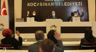 Kayseri Kocasinan'da yılın son meclis toplantısında tüm kararlar oy birliğiyle!