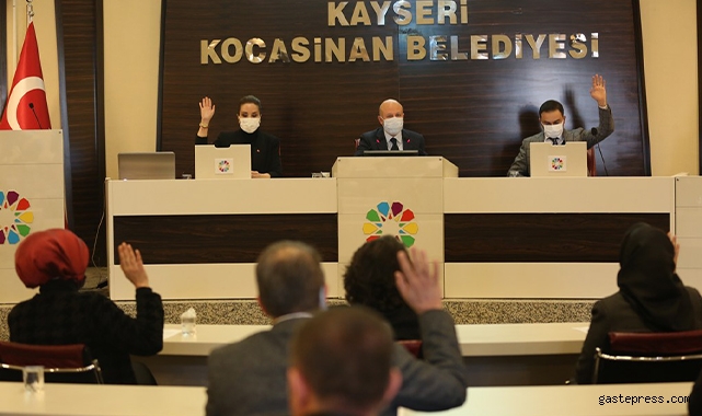 Kayseri Kocasinan'da yılın son meclis toplantısında tüm kararlar oy birliğiyle!