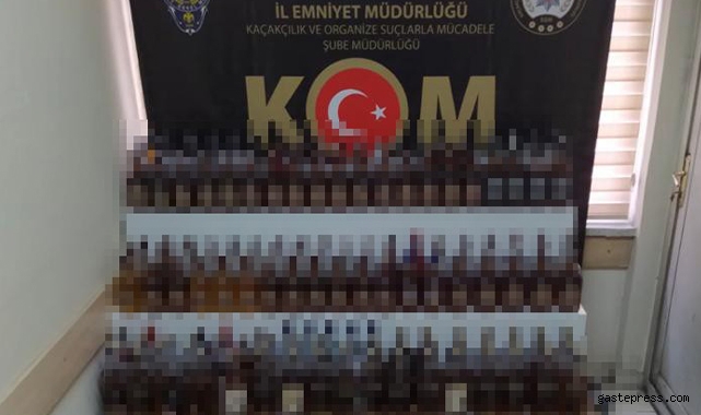 Kayseri KOM Şube’den sahte alkol üretenlere 1 günde 2’inci operasyon!