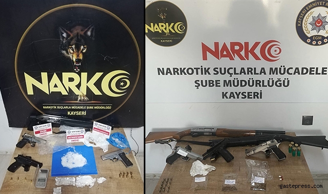 Kayseri polisinden uyuşturucu tacirlerine darbe!