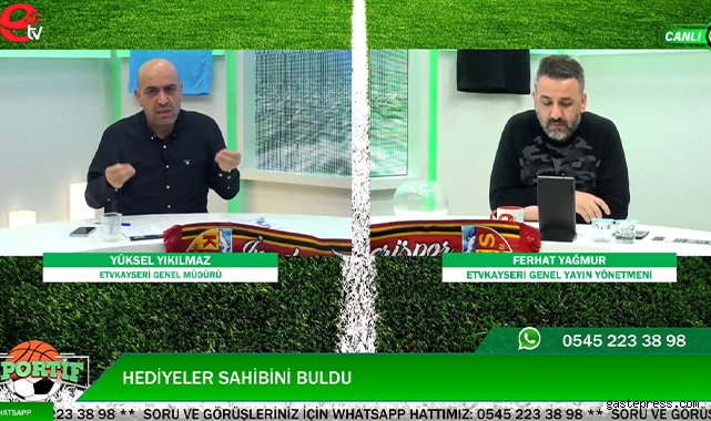 Kayserispor tarihinde karanlık sayfalar ETV Kayseri'de açıldı!