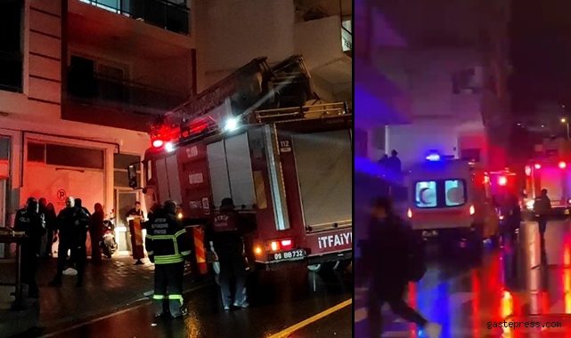 Meraklı komşular yangını izlerken zehirlendi!