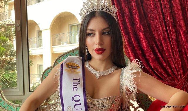 Rus asıllı güzel Türkiye'ye verdiği sözü tuttu, güzellik kraliçesi oldu!