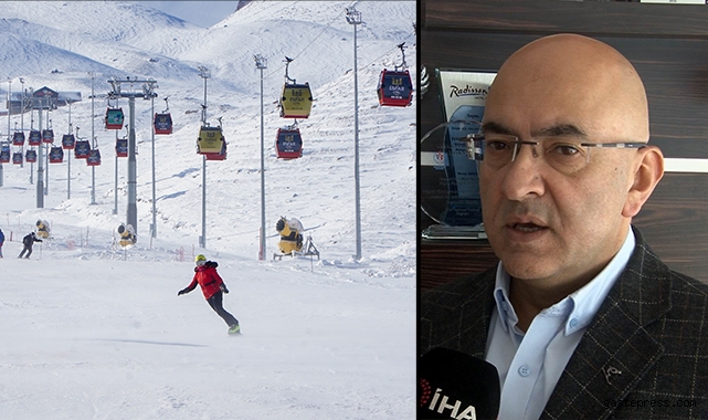 Sezon açıldı kayakseverler Erciyes'te buluştu!
