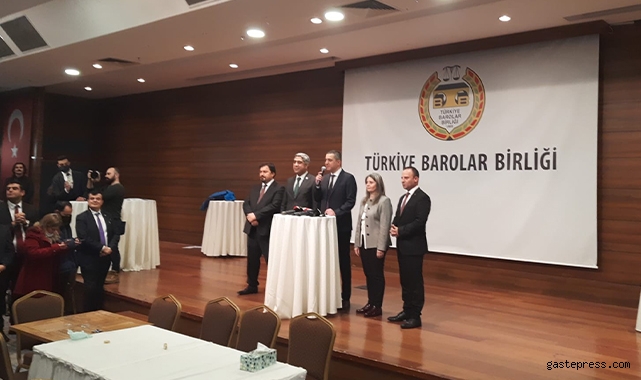 TBB’nin yeni başkanı Sağkan: “Temel hak ve özgürlüklerin teminatı olarak hissedileceği bir TBB olacaktır”