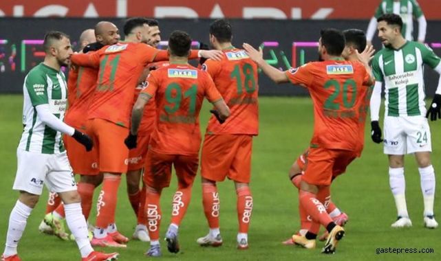 Alanyaspor üst üste 3. maçını da kazandı!