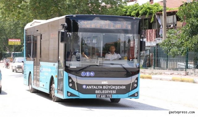 Antalya’da toplu ulaşıma yüzde 25 zam yapıldı!