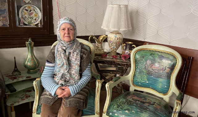 Balat'ta müze gibi evde yaşıyor!
