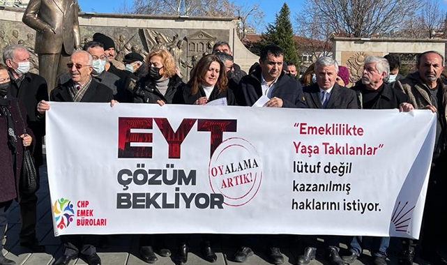  CHP'li Ümit Özer, “Emeklilikte yaşa takılanlar, lütuf değil haklarını istiyorlar"