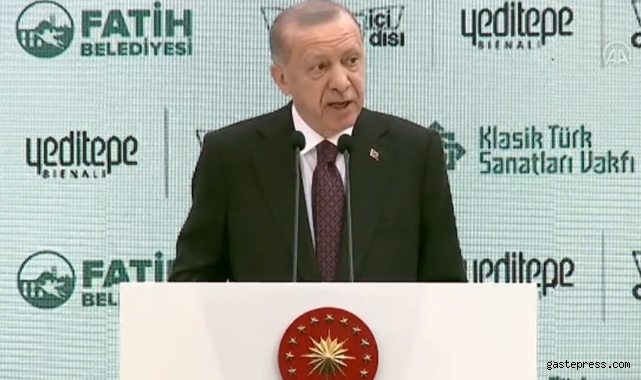 Cumhurbaşkanı Erdoğan "Sanat adı altında sapkınlığı ahlaksızlığı normalleştirdiler"