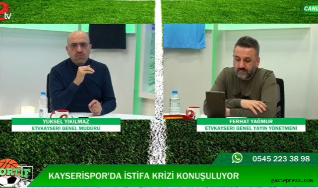 ETV Kayseri'de Kayserispor'un Mali durumu ve Ali Naibi masaya yatırıldı!