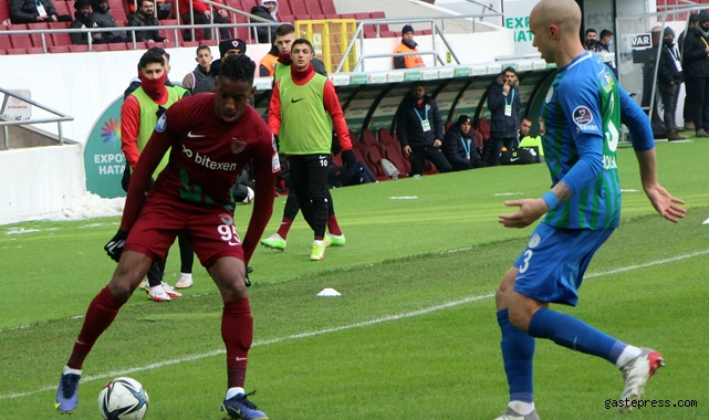 Hatayspor ve Çaykur Rizespor puanları paylaştı!