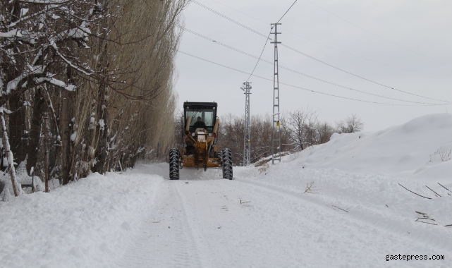 Kayseri Bünyan Belediyesi Karla mücadelede hız kesmiyor!