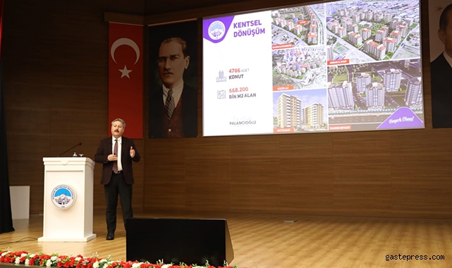 Kayseri Melikgazi'de 2021 yılının rekor hizmetleri muhtarlara anlatıldı!