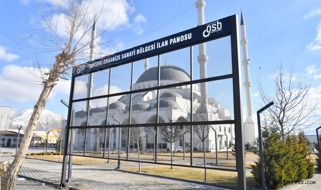 Kayseri OSB’de görüntü kirliliğine son verecek panolar!
