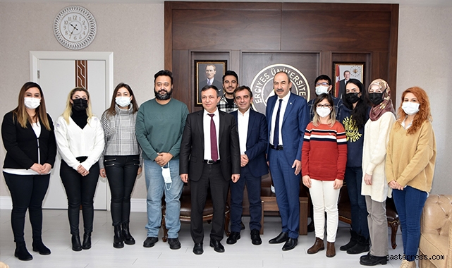 KTO yönetiminden ERÜ’ye tebrik ziyareti!
