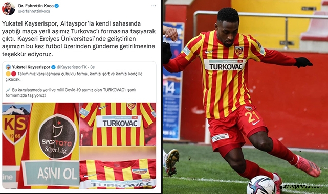 Sağlık Bakanı Koca, Kayserispor'a teşekkür etti!
