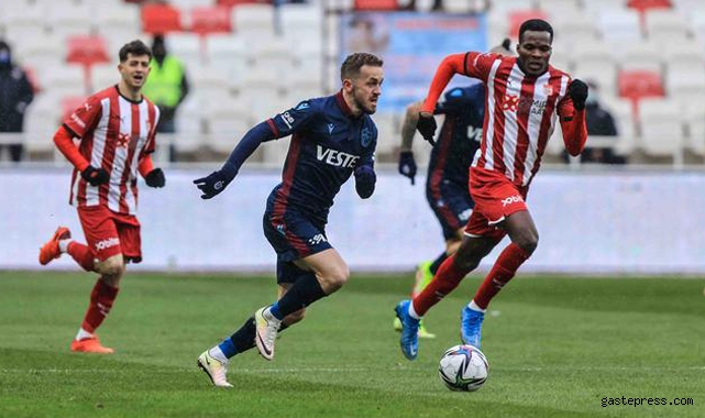 Trabzonspor Sivas deplasmanından 1 puanla dönüyor!