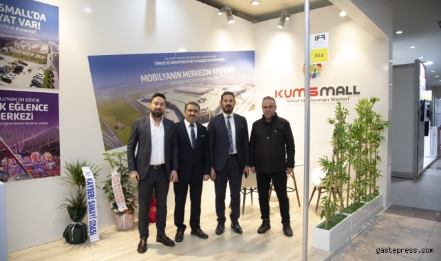 Türkiye ve Avrupa'nın en büyüğü Kumsmall, Türkiye ve Avrupa'nın en büyük Mobilya fuarı'nda