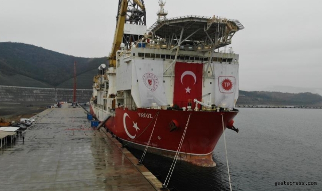 Yavuz Sondaj Gemisi Karadeniz'deki ilk seferine hazırlanıyor!