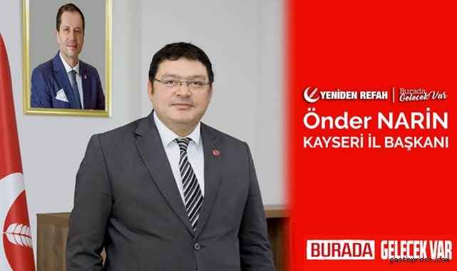Yeniden Refah Partisi İl Başkanı Narin,10 Ocak Gazeteciler Günü’nü kutladı!