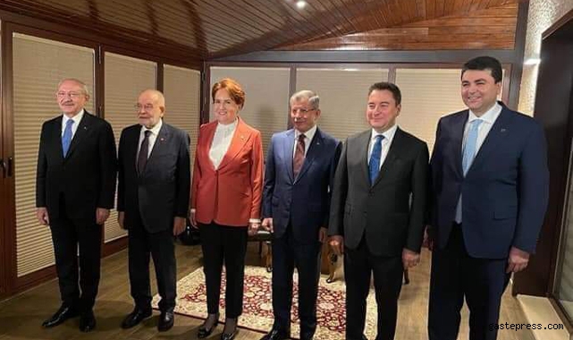 6’lı Toplantıdan sonra muhalefet liderlerinden ortak açıklama!