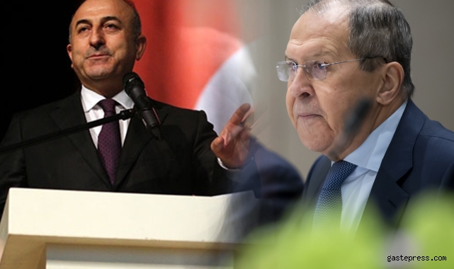 Bakan Çavuşoğlu, Lavrov'la görüşme gerçekleştirdi!