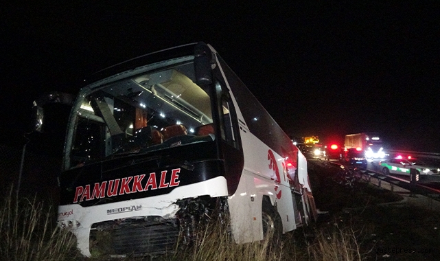Bursa'da otobüs yoldan çıktı, 36 yolcu ölümden döndü!