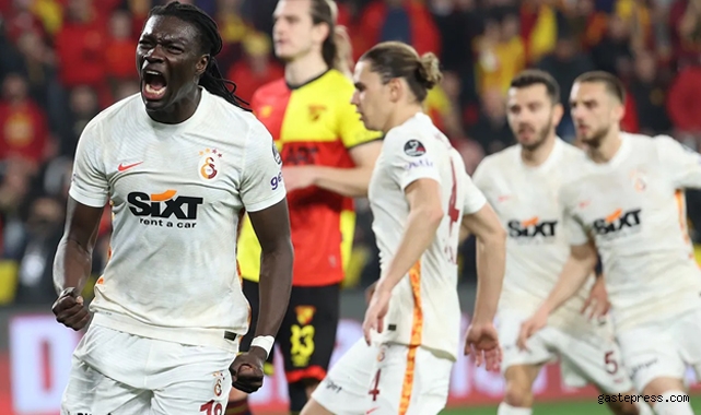 İzmir'de müthiş maç! Galatasaray dört penaltılı maçta Göztepe'yi yıktı!