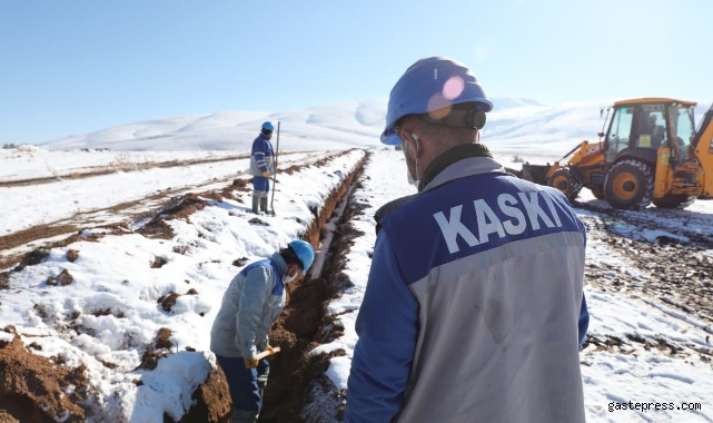 KASKİ’den 2021 yılında 745 kilometrelik hat!