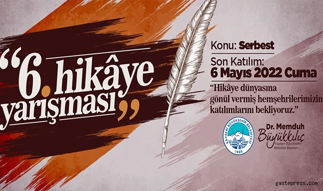 Kayseri Büyükşehir'den 6. Hikaye Yarışması!
