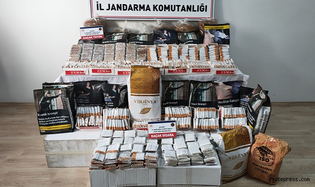 Kayseri’de 33 bin 400 adet dolu makaron ele geçirildi!