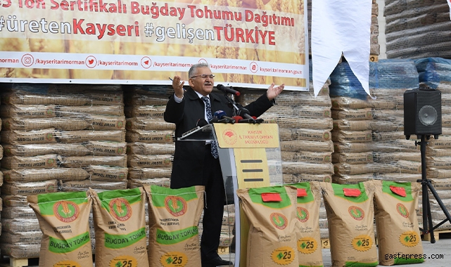Kayseri’de tarım ve hayvancılığa destek!