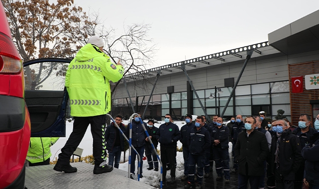 Kayseri Şeker Personeline trafik eğitimi!