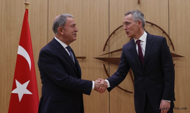 Milli Savunma Bakanı Akar, NATO Genel Sekreteri Stoltenberg ile görüştü!